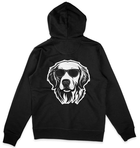 B&W Golden Retriever - Organic Zipper - Multitalenty