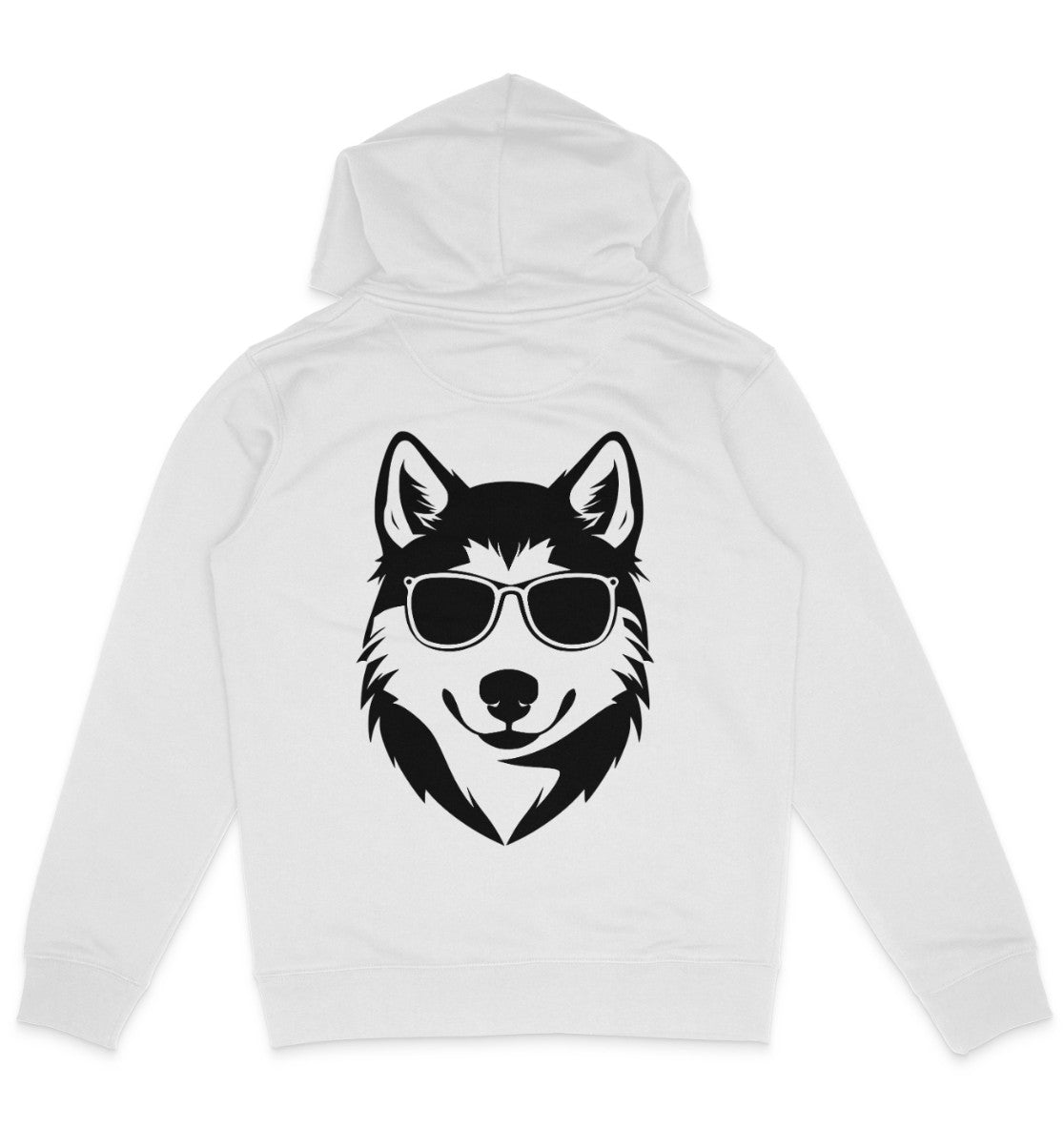 B&W Husky - Organic Hoodie - Multitalenty