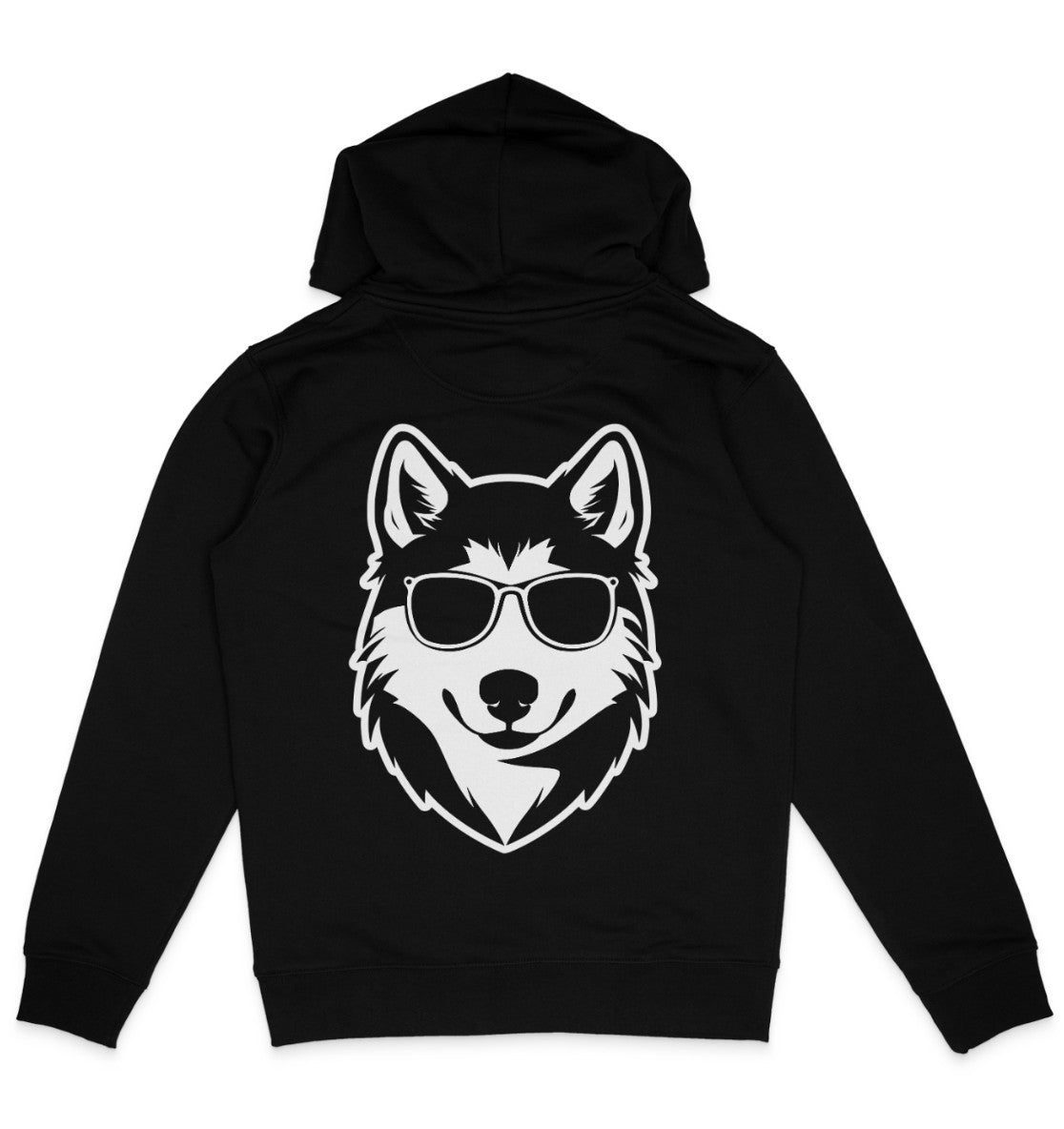 B&W Husky - Organic Hoodie - Multitalenty