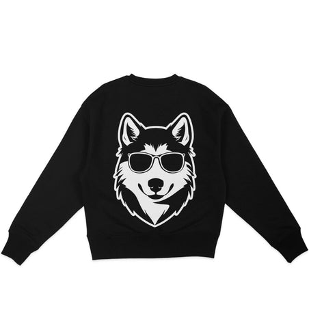 B&W Husky - Organic Oversize Sweatshirt - Multitalenty