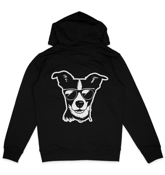 B&W Jack Russell - Organic Hoodie - Multitalenty