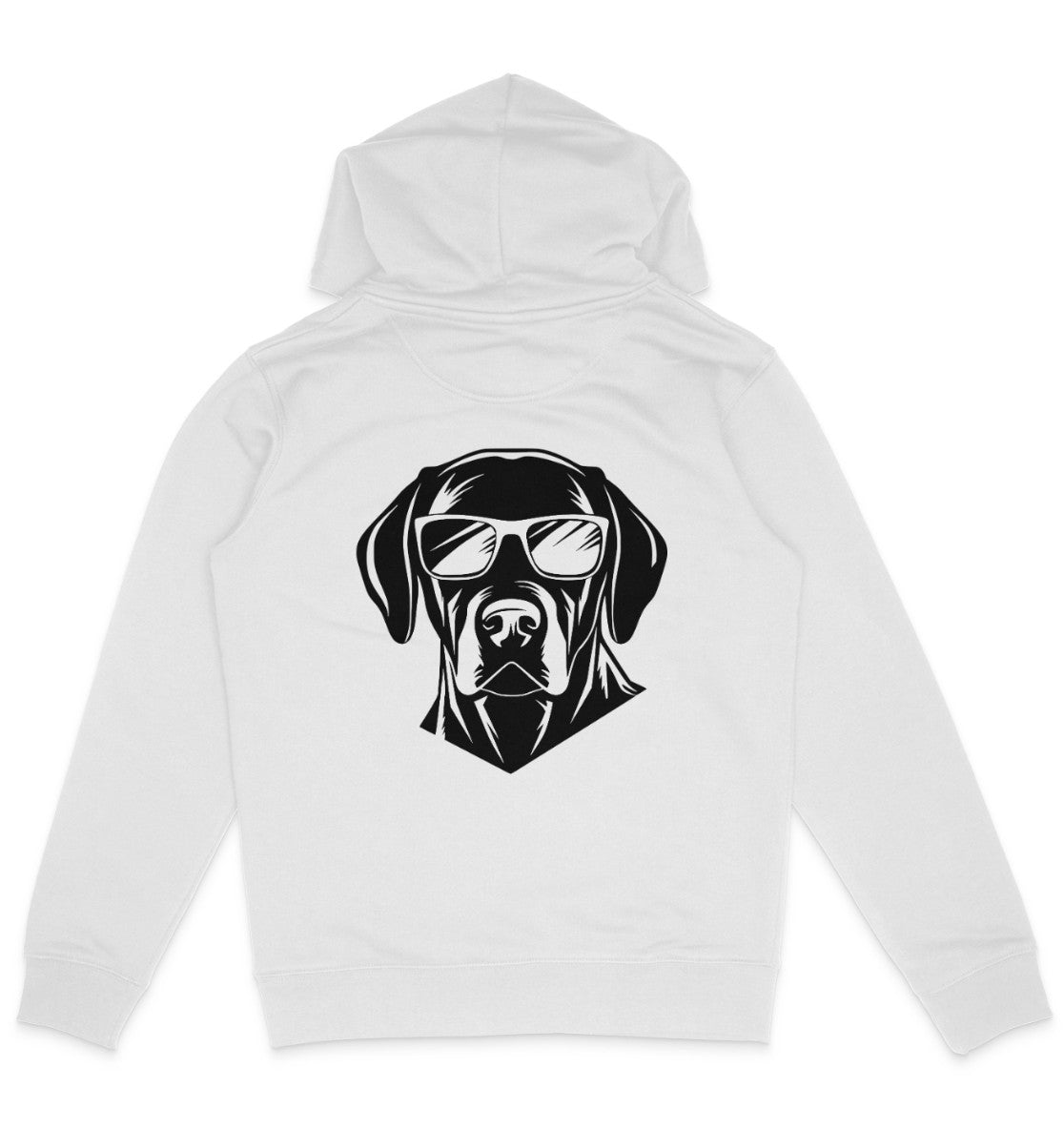 B&W Labrador - Organic Hoodie - Multitalenty