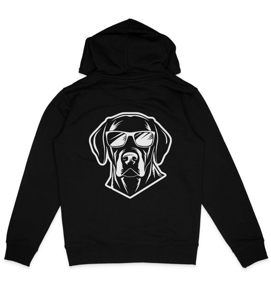 B&W Labrador - Organic Hoodie - Multitalenty