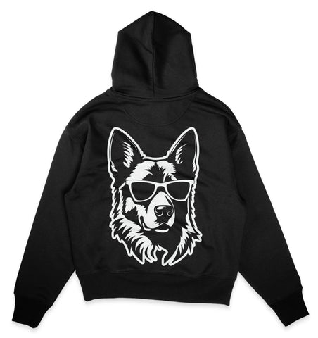 B&W Schäferhund - Organic Oversize Hoodie - Multitalenty