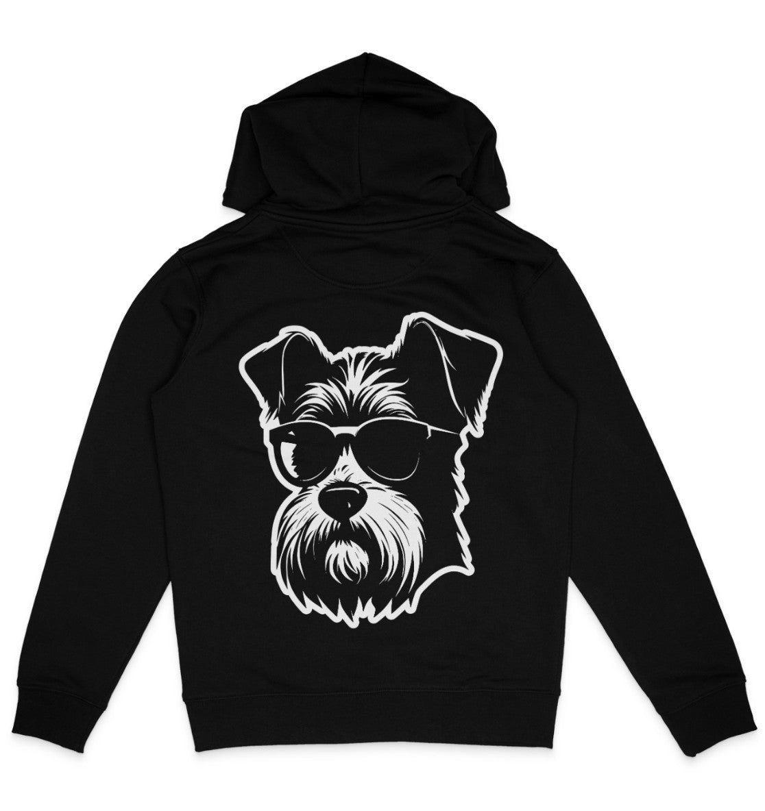 B&W Schnauzer - Organic Hoodie - Multitalenty