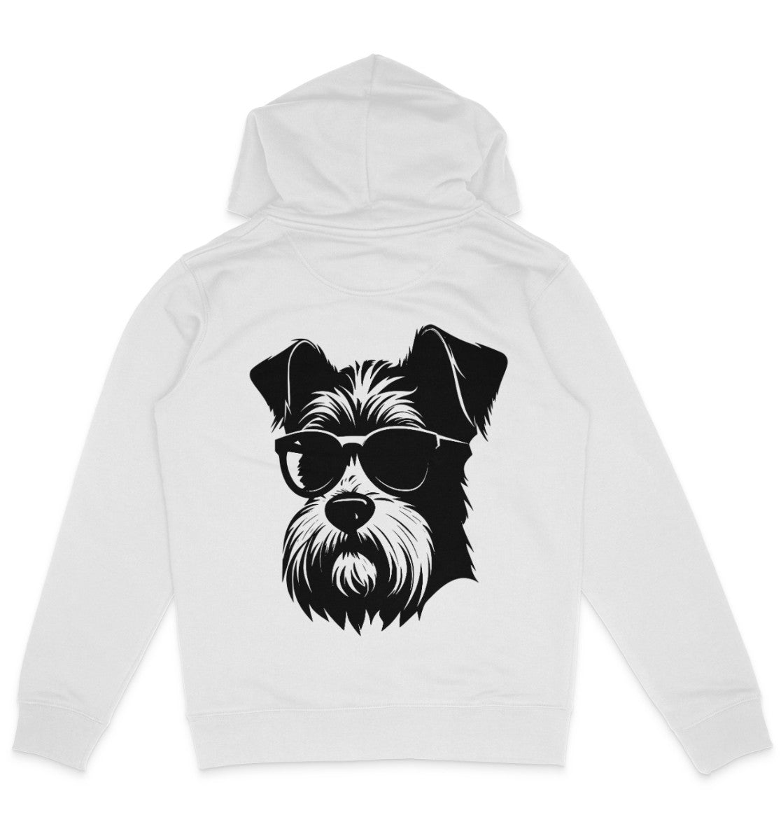 B&W Schnauzer - Organic Hoodie - Multitalenty