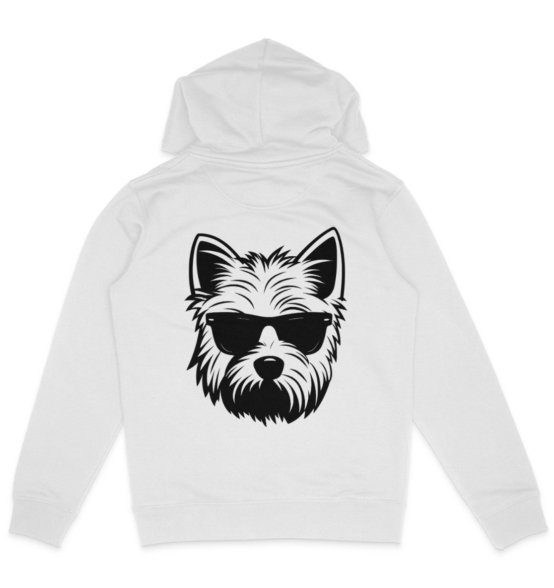 B&W West Highland White Terrier - Organic Hoodie - Multitalenty