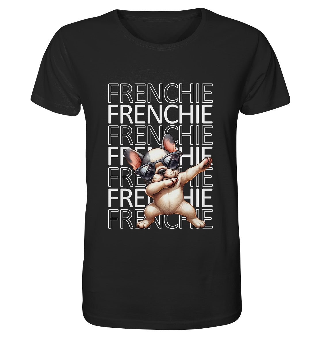 Frenchie Dab - Organic Shirt - Multitalenty