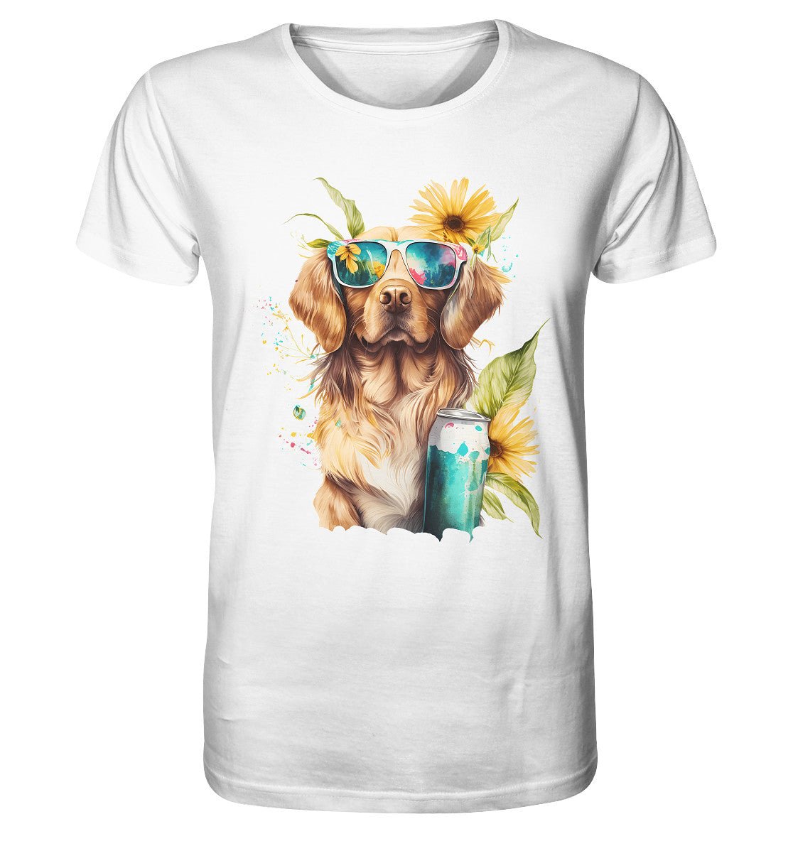 Golden Retriever - Summertime - Organic Shirt - Multitalenty