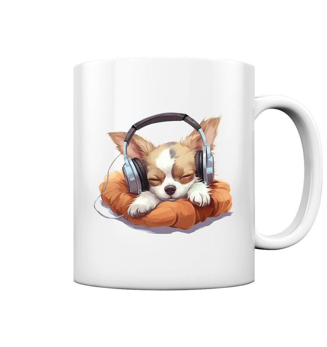 Kopfhörer Chihuahua - Tasse glossy - Multitalenty