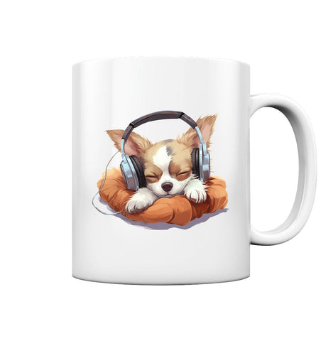 Kopfhörer Chihuahua - Tasse glossy - Multitalenty