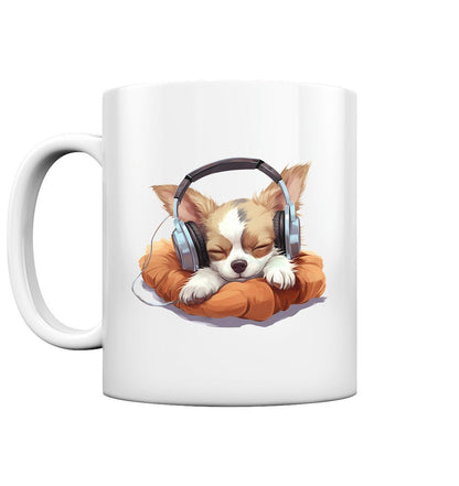 Kopfhörer Chihuahua - Tasse glossy - Multitalenty