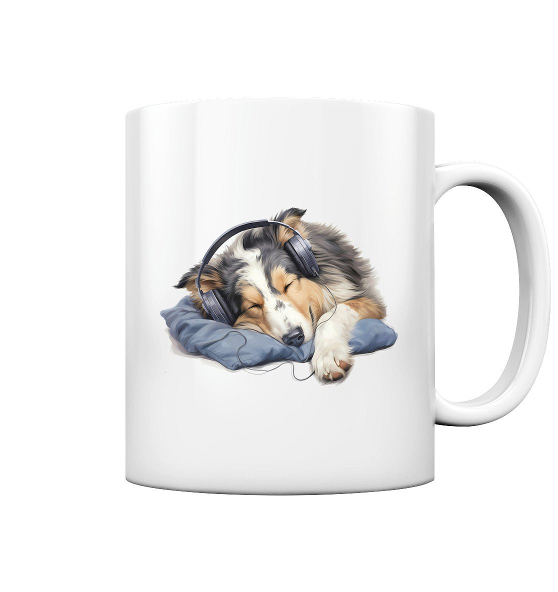 Kopfhörer Collie - Tasse glossy - Multitalenty