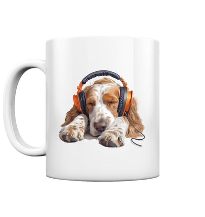 Kopfhörer English Setter orange belton - Tasse glossy - Multitalenty