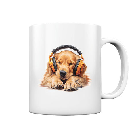 Kopfhörer Golden Retriever - Tasse glossy - Multitalenty