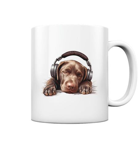 Kopfhörer Labrador braun - Tasse glossy - Multitalenty