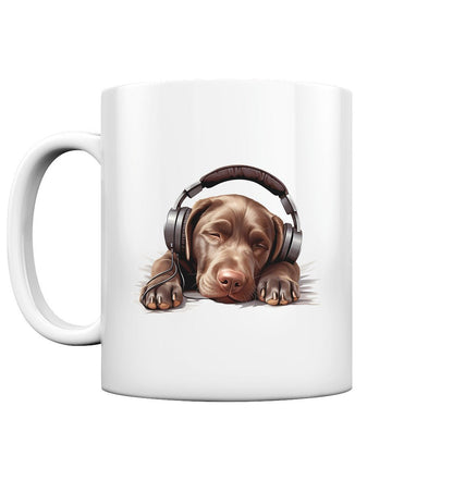 Kopfhörer Labrador braun - Tasse glossy - Multitalenty