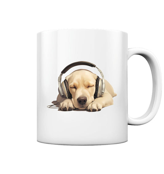 Kopfhörer Labrador gelb - Tasse glossy - Multitalenty