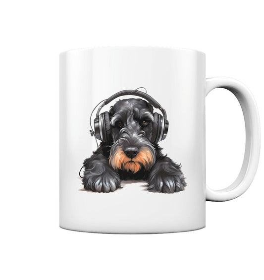 Kopfhörer Schnauzer - Tasse glossy - Multitalenty