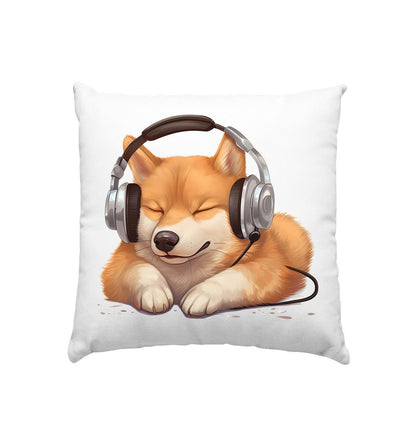 Kopfhörer Shiba Inu - Kissen 40x40cm - Multitalenty