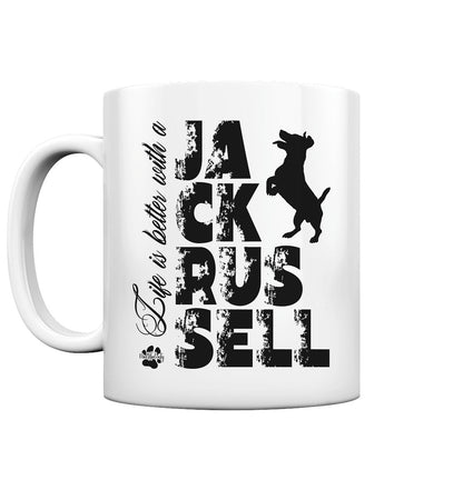 Life is better with a Jack Russell - Tasse glossy - Multitalenty