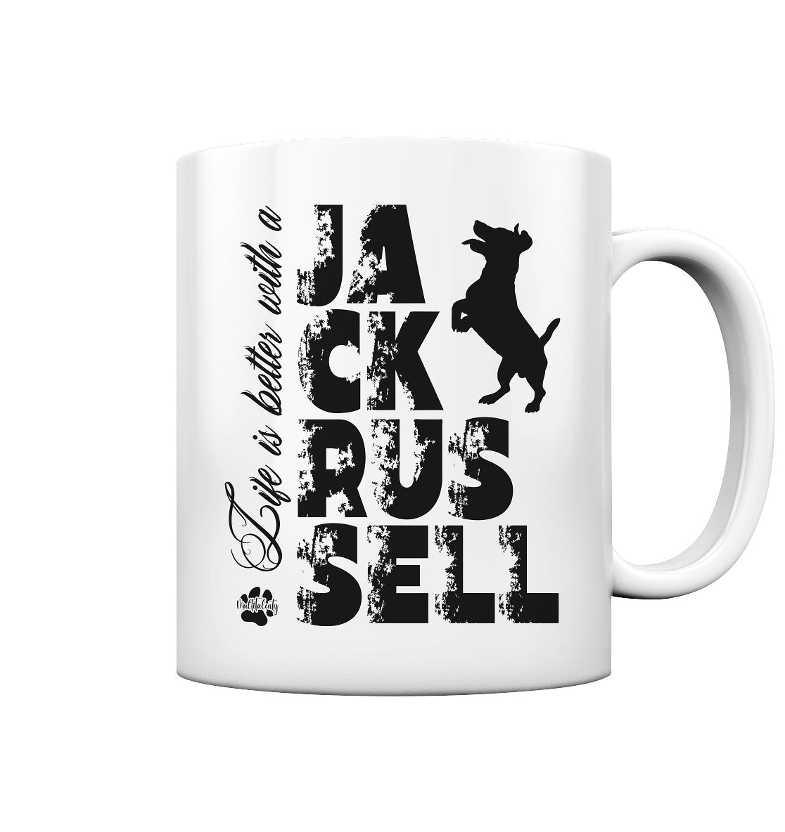 Life is better with a Jack Russell - Tasse glossy - Multitalenty