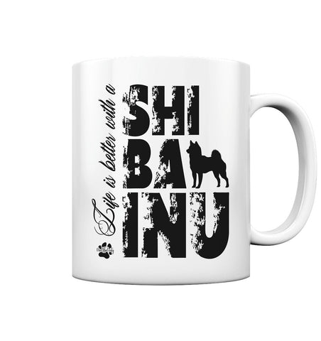 Life is better with a Shiba Inu - Tasse glossy - Multitalenty