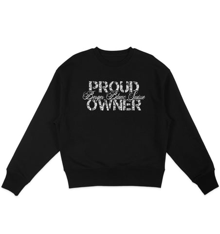 Proud Berger Blanc Suisse Owner – Organic Oversize Sweatshirt - Multitalenty