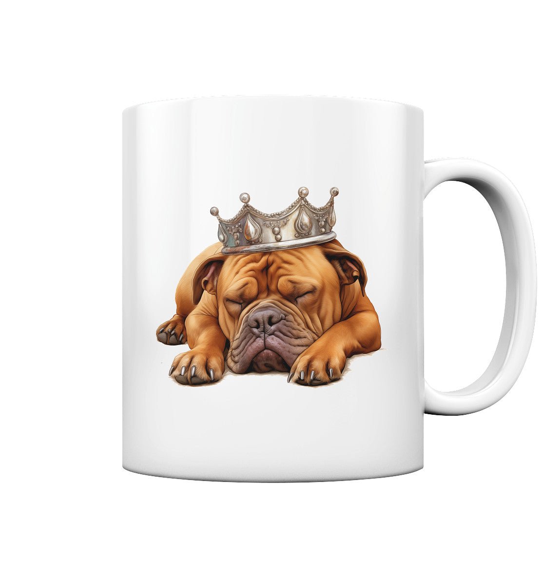 Schlafende Bordeauxdogge - Tasse glossy - Multitalenty