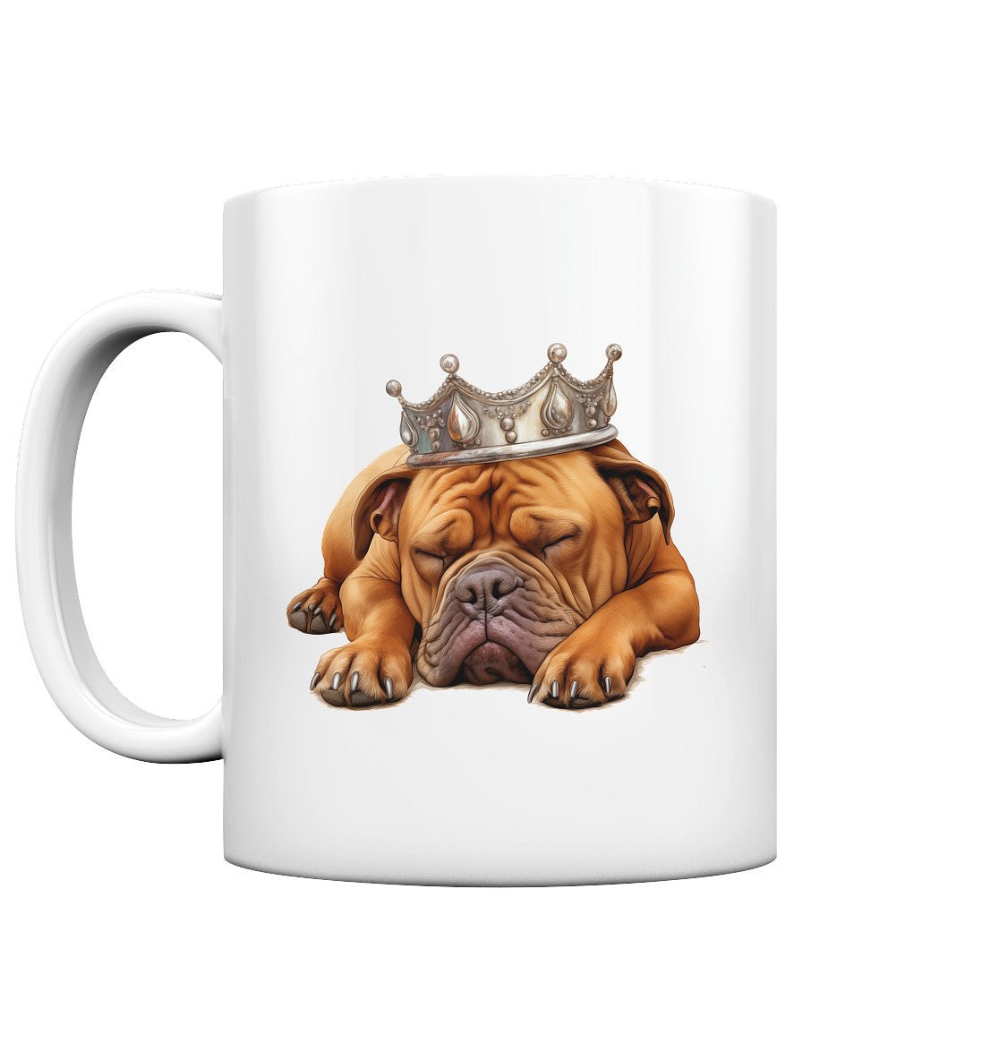 Schlafende Bordeauxdogge - Tasse glossy - Multitalenty