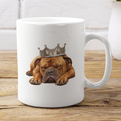 Schlafende Bordeauxdogge - Tasse glossy - Multitalenty