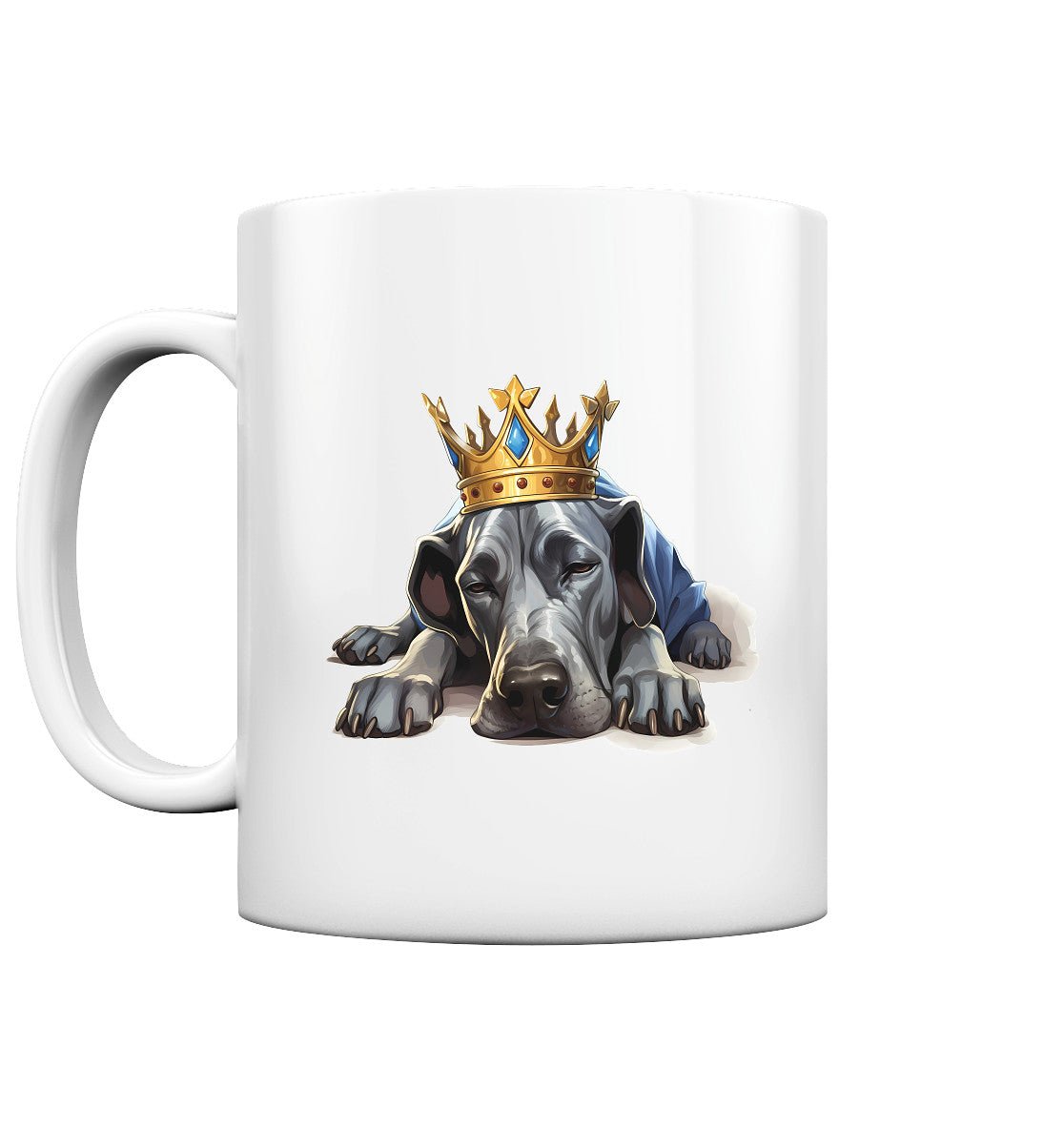 Schlafende Deutsche Dogge - Tasse glossy - Multitalenty