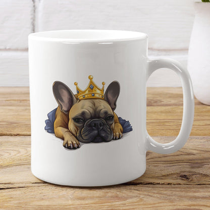 Schlafende Französische Bulldogge - Tasse glossy - Multitalenty