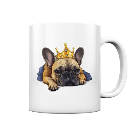 Schlafende Französische Bulldogge - Tasse glossy - Multitalenty