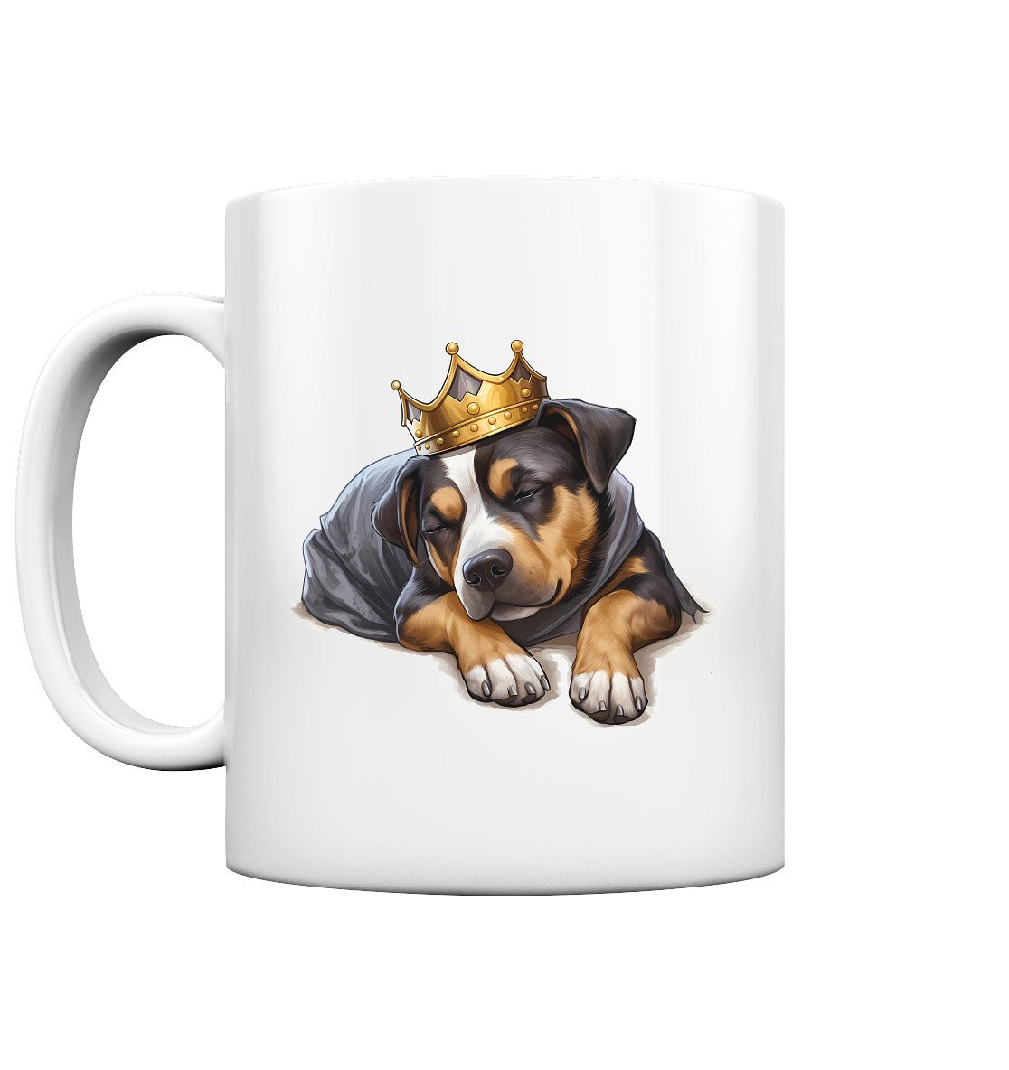 Schlafender Appenzeller Sennenhund - Tasse glossy - Multitalenty