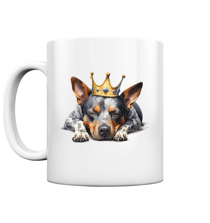 Schlafender Australian Cattle Dog - Tasse glossy - Multitalenty