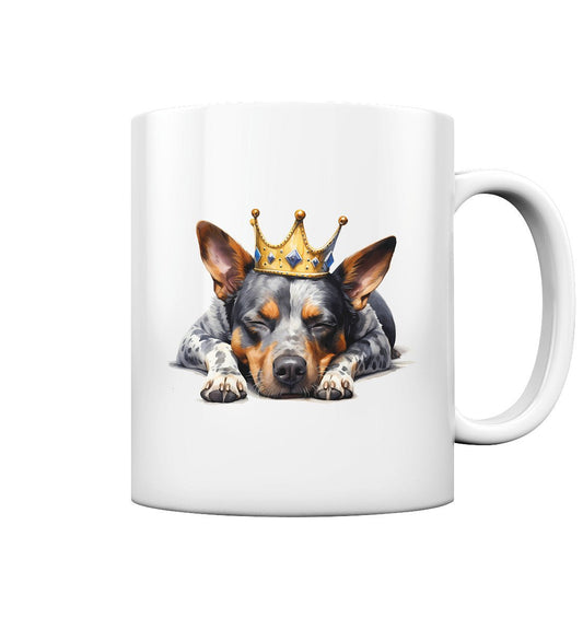 Schlafender Australian Cattle Dog - Tasse glossy - Multitalenty