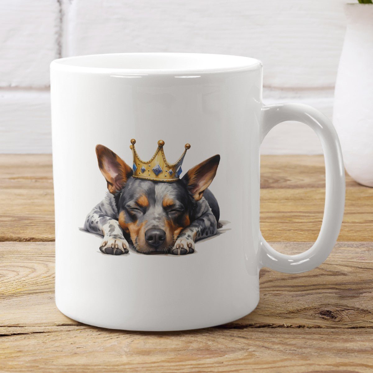 Schlafender Australian Cattle Dog - Tasse glossy - Multitalenty