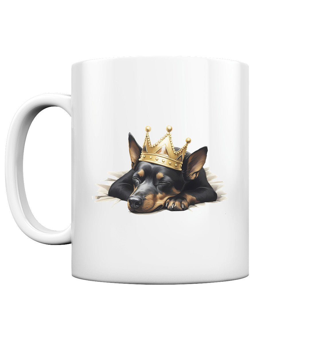 Schlafender Australian Kelpie - Tasse glossy - Multitalenty