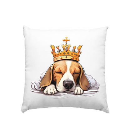 Schlafender Beagle - Kissen 40x40cm - Multitalenty