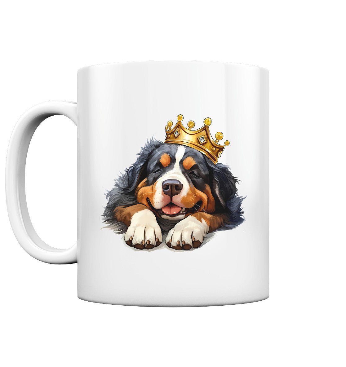 Schlafender Berner Sennenhund - Tasse glossy - Multitalenty