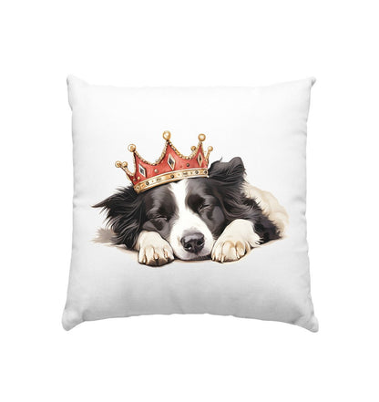 Schlafender Border Collie - Kissen 40x40cm - Multitalenty