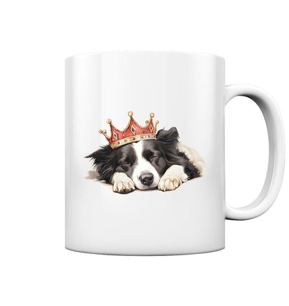 Schlafender Border Collie - Tasse glossy - Multitalenty