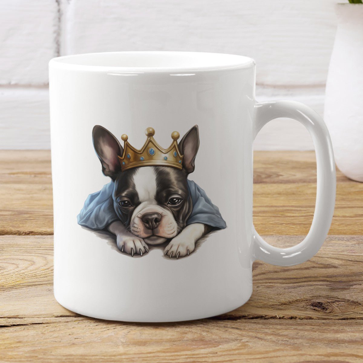 Schlafender Boston Terrier - Tasse glossy - Multitalenty