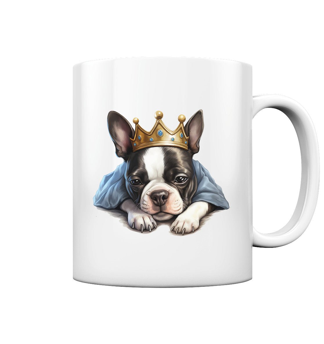 Schlafender Boston Terrier - Tasse glossy - Multitalenty