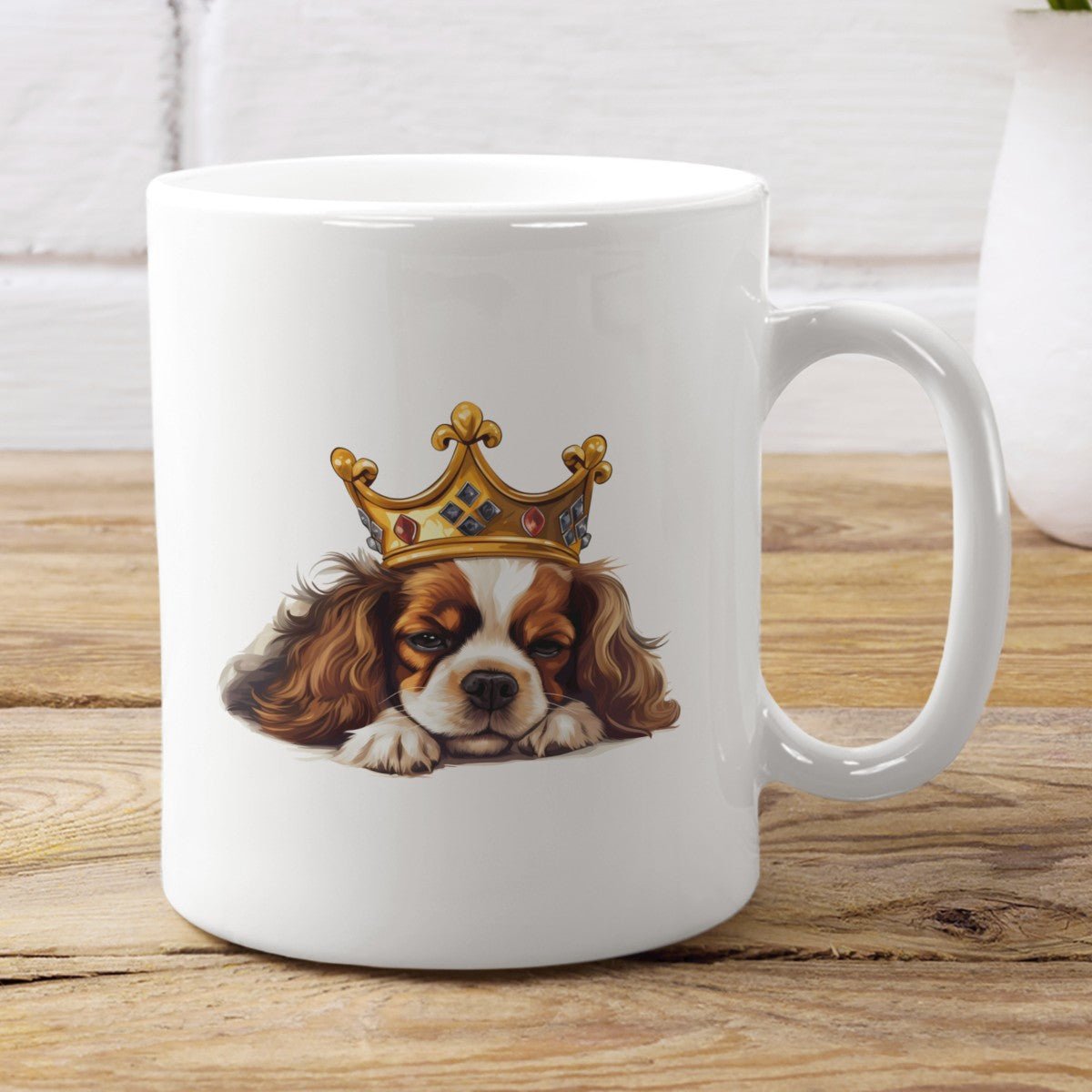 Schlafender Cavalier King Charles Spaniel blenheim - Tasse glossy - Multitalenty