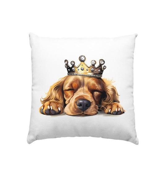 Schlafender Cocker Spaniel - Kissen 40x40cm - Multitalenty