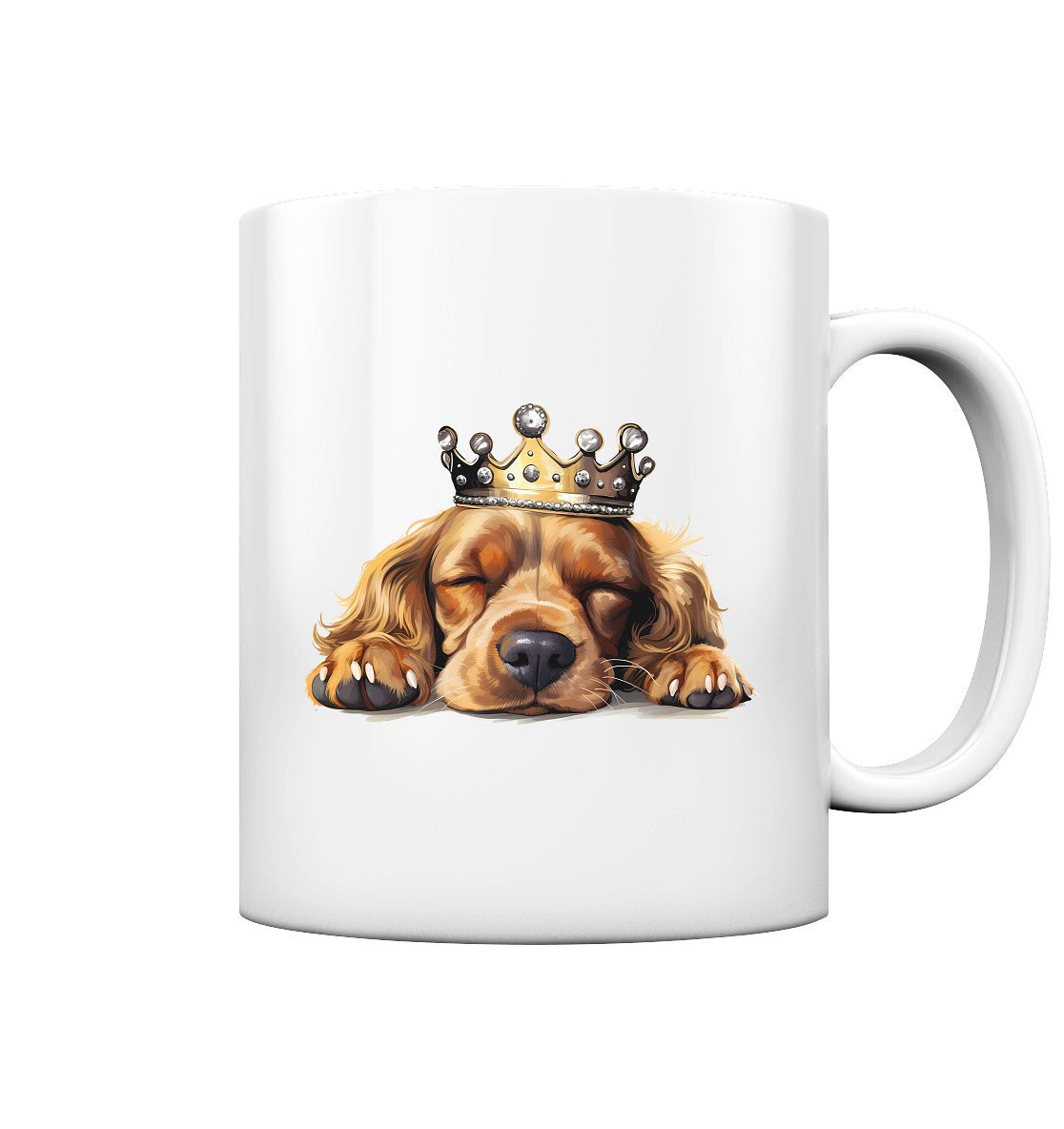 Schlafender Cocker Spaniel - Tasse glossy - Multitalenty