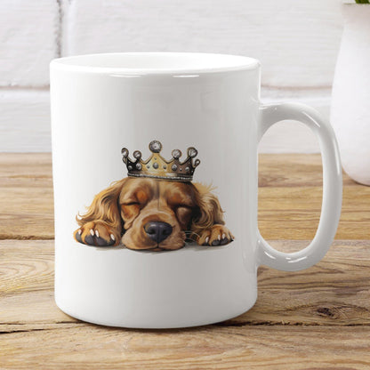 Schlafender Cocker Spaniel - Tasse glossy - Multitalenty