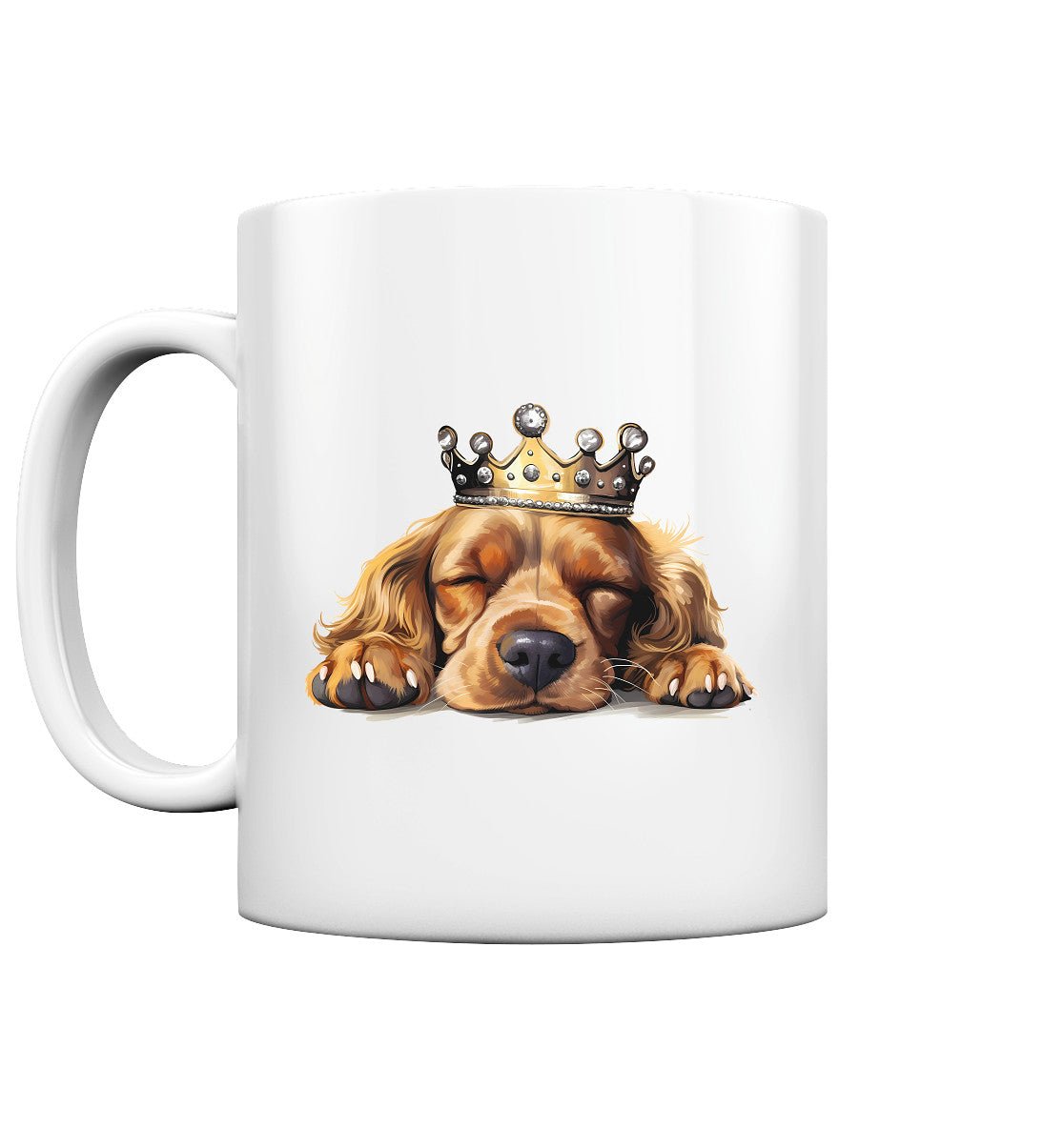 Schlafender Cocker Spaniel - Tasse glossy - Multitalenty